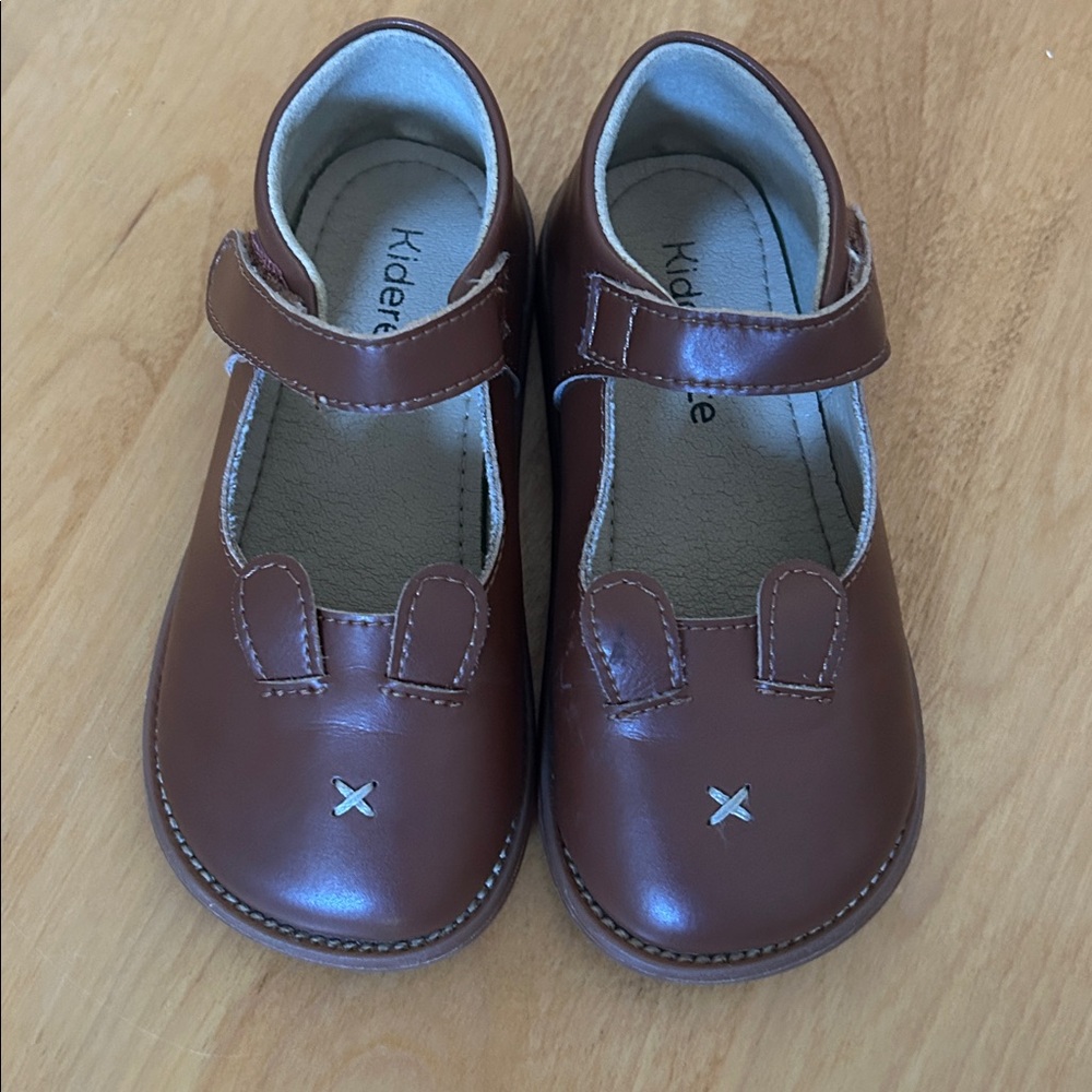 Toddler Girls Mary Jane shoes Oxfords Bunny Ears Kiderence Sz 8